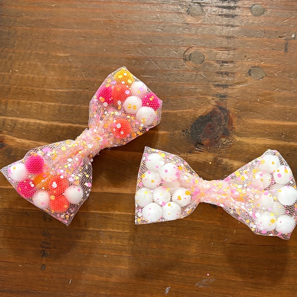 Colorful Bow Hair Clips for Kids